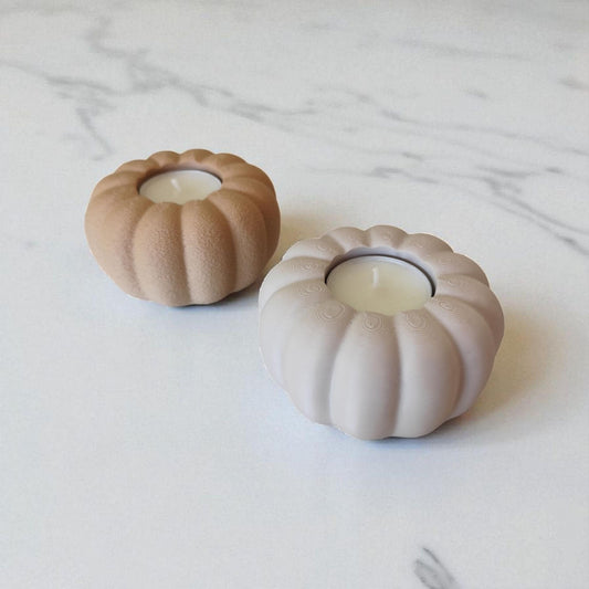 3D Printed Pumpkin Tealight Holder – Halloween Décor UK