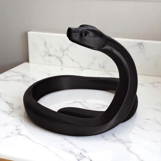 3D Printed Snake Sculpture