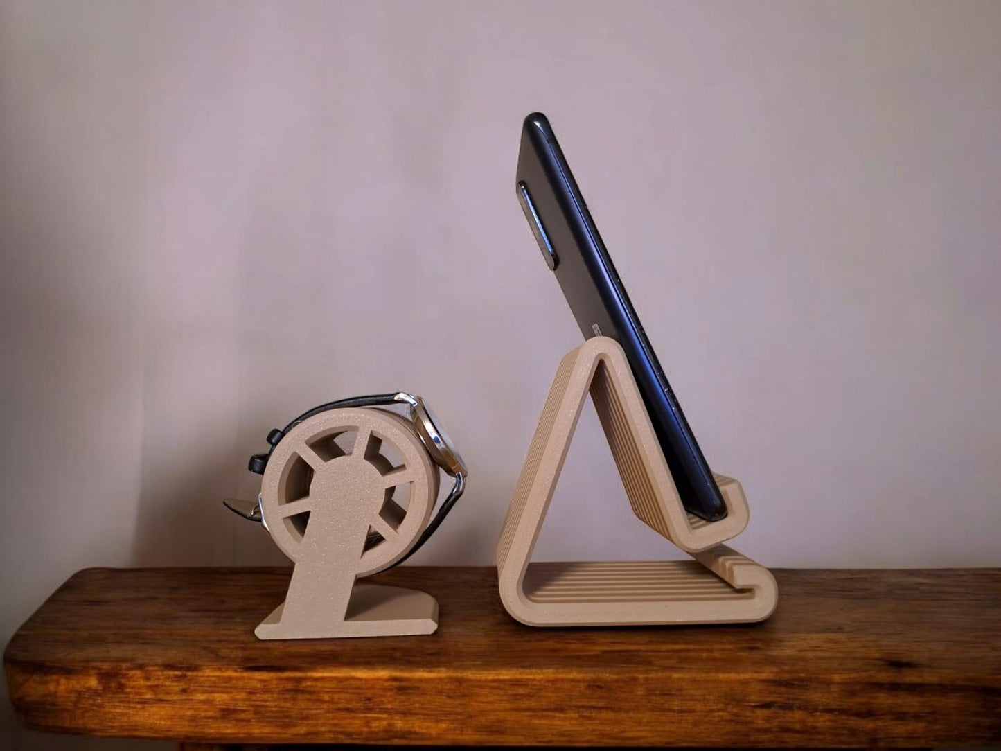 3D Printed Phone & Watch Stand Set