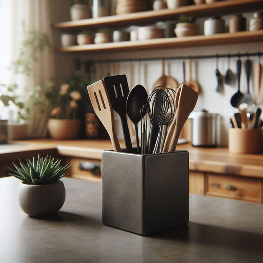 3D Printed Square Kitchen Utensil Holder