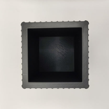3D Printed Square Ribbed Kitchen Utensil Holder