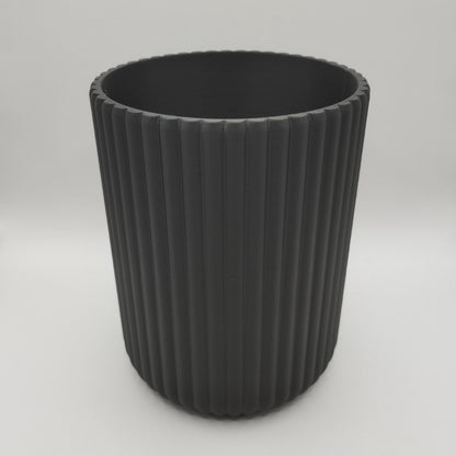 Round Ribbed Kitchen Utensil Holder