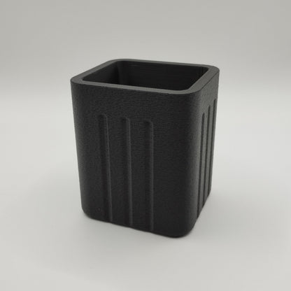 3D Printed Square Pencil & Toothbrush Holder – Desk Organiser