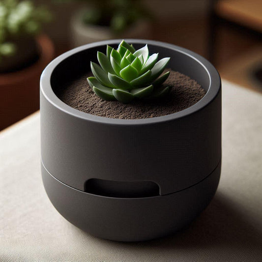 3D Printed Self-Watering Succulent Planter – Indoor Plant Pot