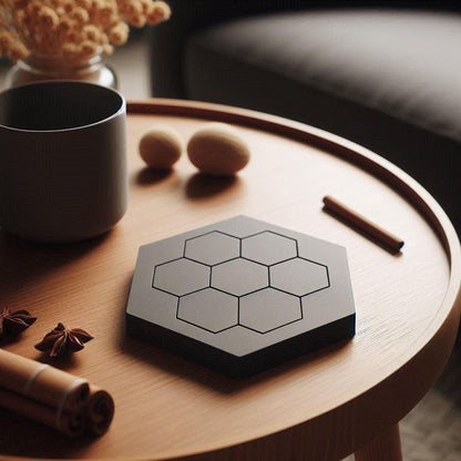 Minimalist Hexagonal Coasters