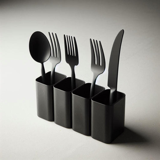 Modern 3D Printed Cutlery Holder – Custom Utensil Basket for Kitchens – Stylish Storage with Colour Options