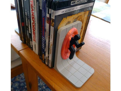 3D Printed Time Portal Bookends – Sci-Fi Shelf Décor UK