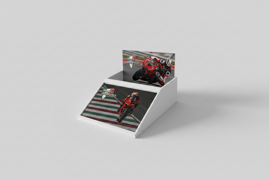3D Printed Business Card Holder with Display Stand – Desk Accessory UK