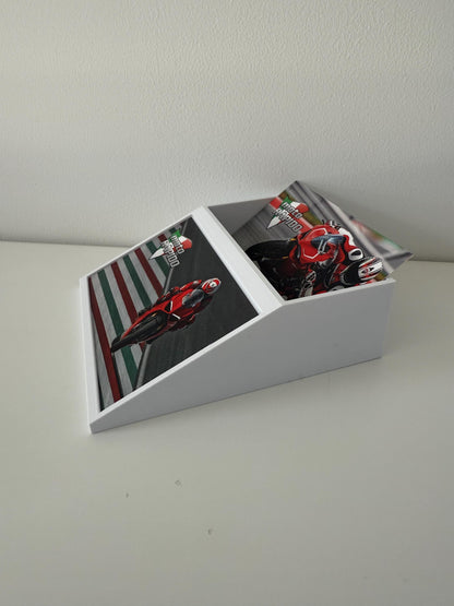 3D Printed Business Card Holder with Display Stand – Desk Accessory UK