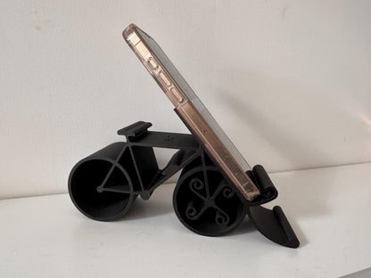 3D Printed Classic Bicycle Phone Stand – Retro Desk Phone Holder