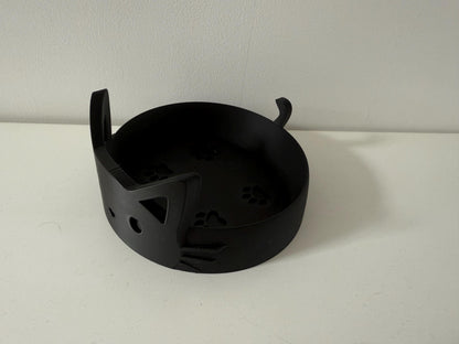 Cat Food Bowl | Peekaboo Cat Design | Custom Colour Options | Unique Pet Feeding Dish 3D Printed