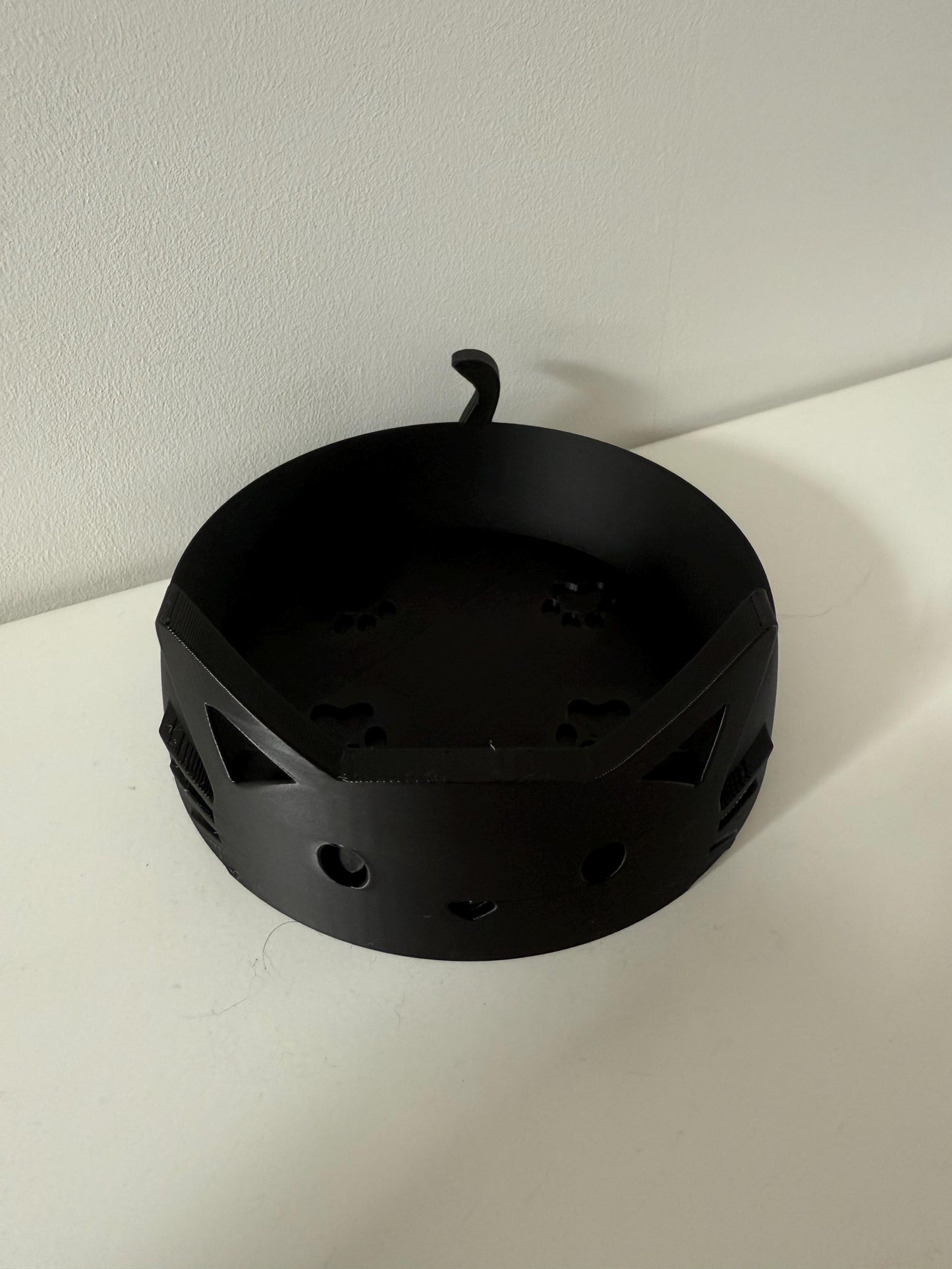 Cat Food Bowl | Peekaboo Cat Design | Custom Colour Options | Unique Pet Feeding Dish 3D Printed