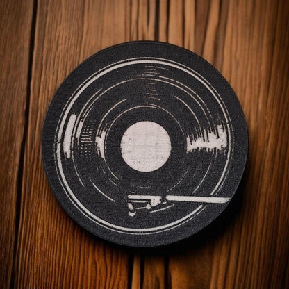 3D Printed Retro Vinyl Record Drinks Coaster