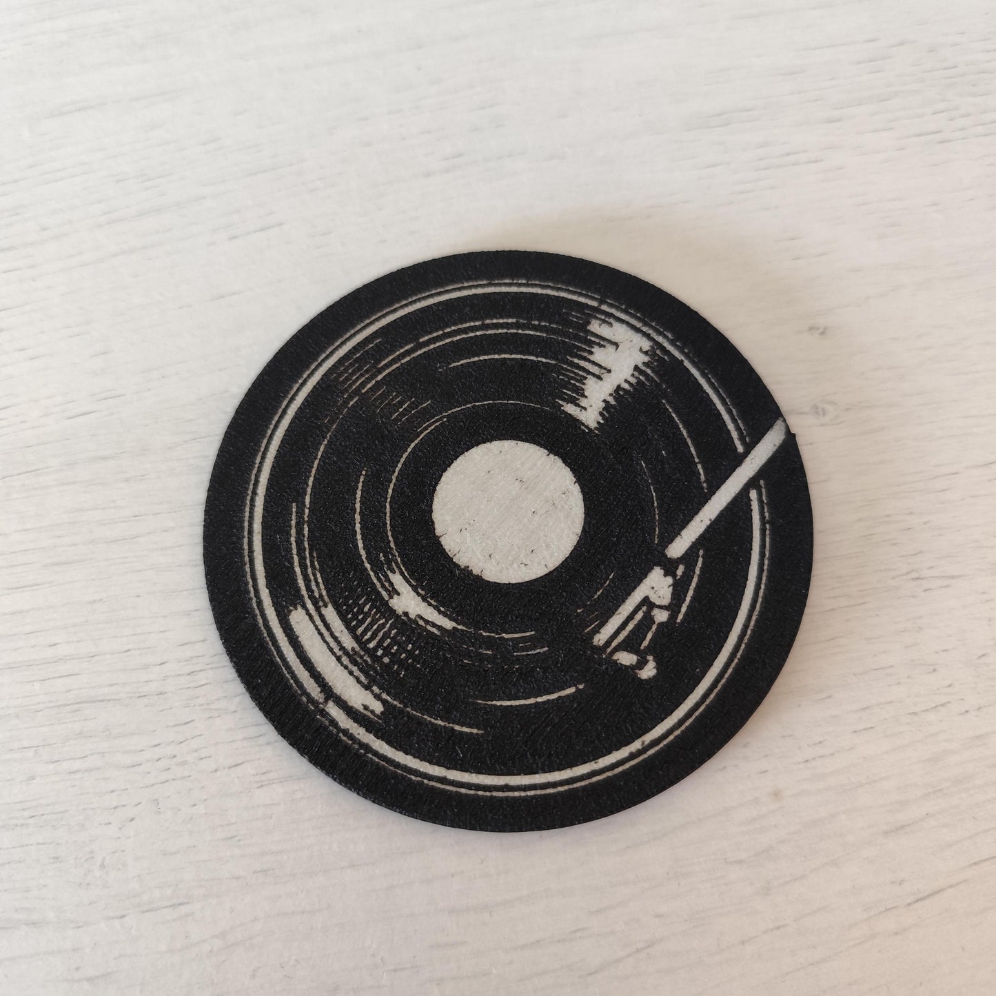 3D Printed Retro Vinyl Record Drinks Coaster