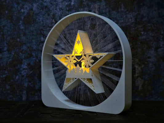 Suspended Star Tealight Holder