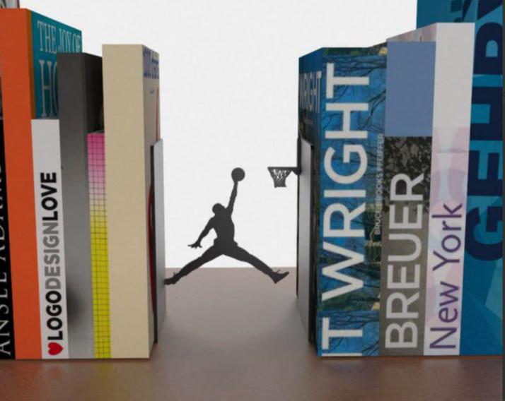 Basketball Dunk Bookends