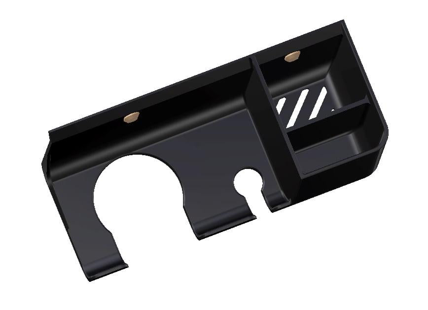 Hairdryer & Bathroom Organiser Holder
