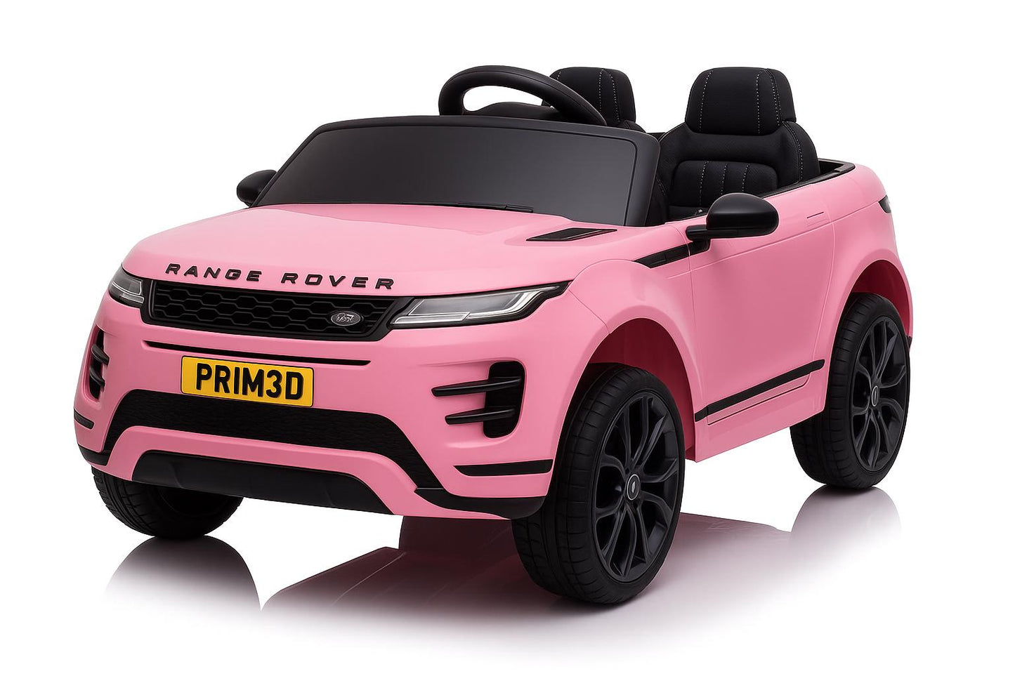 3D Printed Personalised Ride On Car Number Plate – Kids Custom Plate