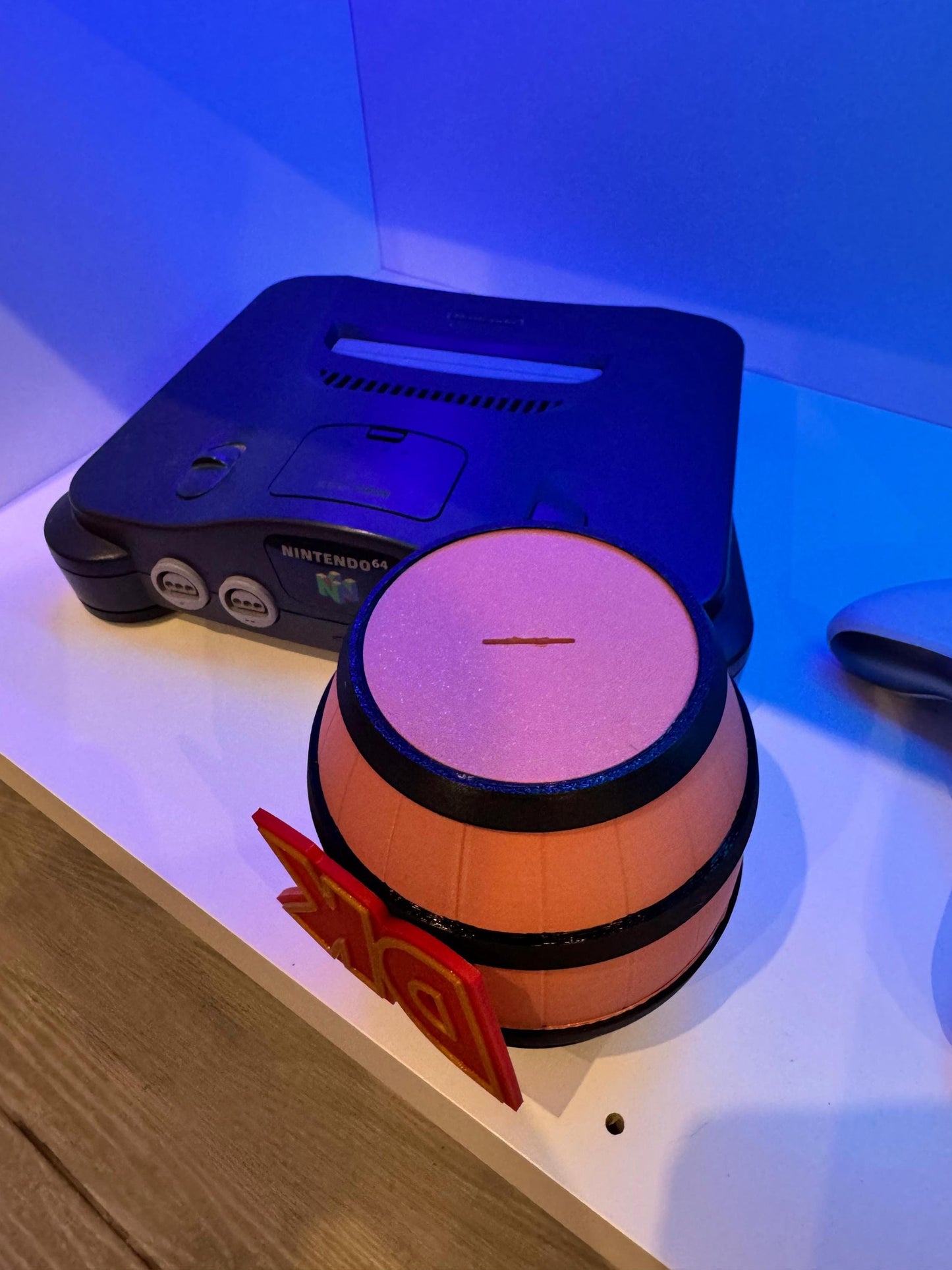3D Printed Donkey Kong DK Barrel Money Box