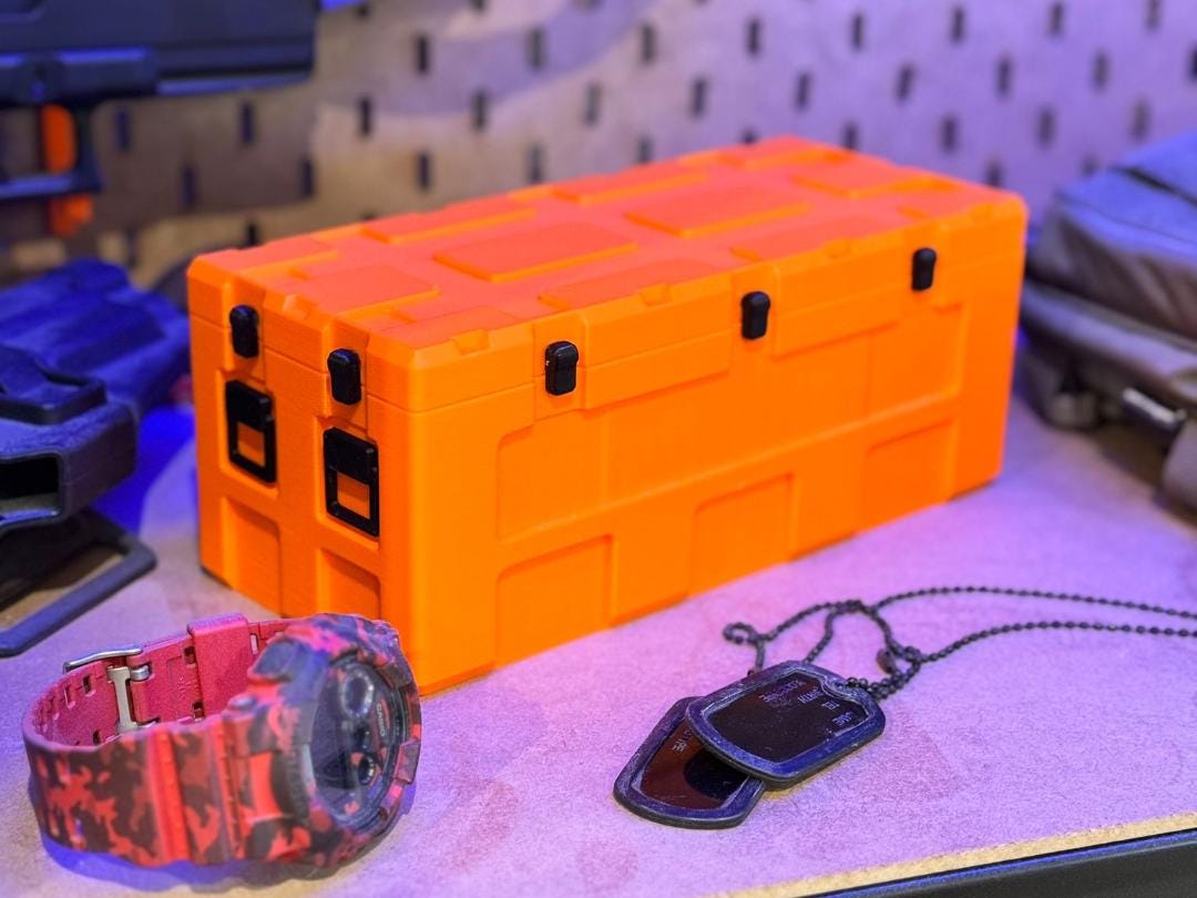 3D Printed COD Warzone Loot Crate – Gamer Gift UK
