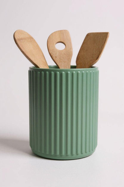 Ribbed Utensil Holder