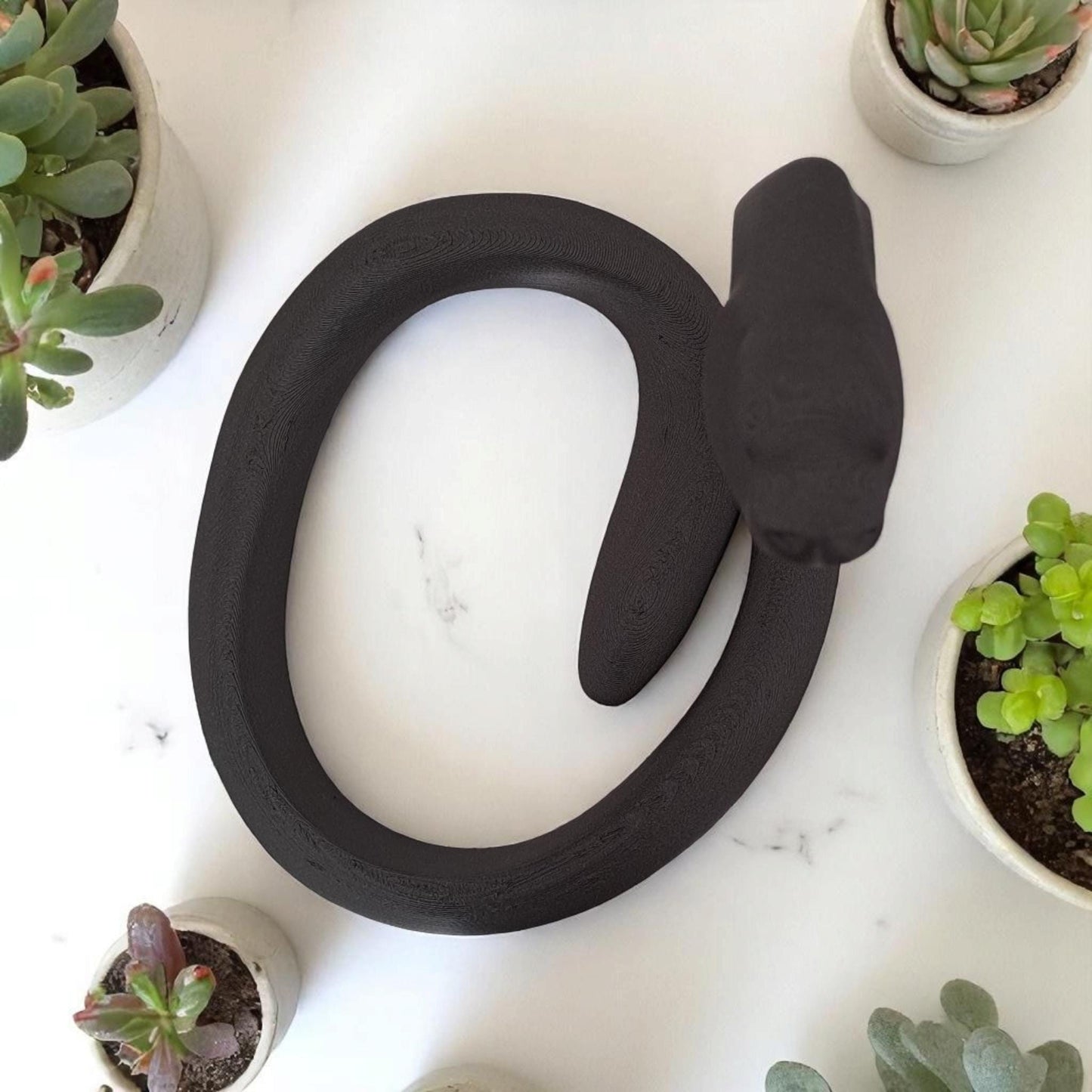 3D Printed Snake Sculpture
