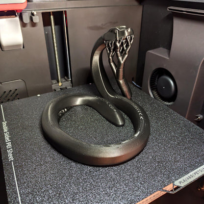 3D Printed Snake Sculpture