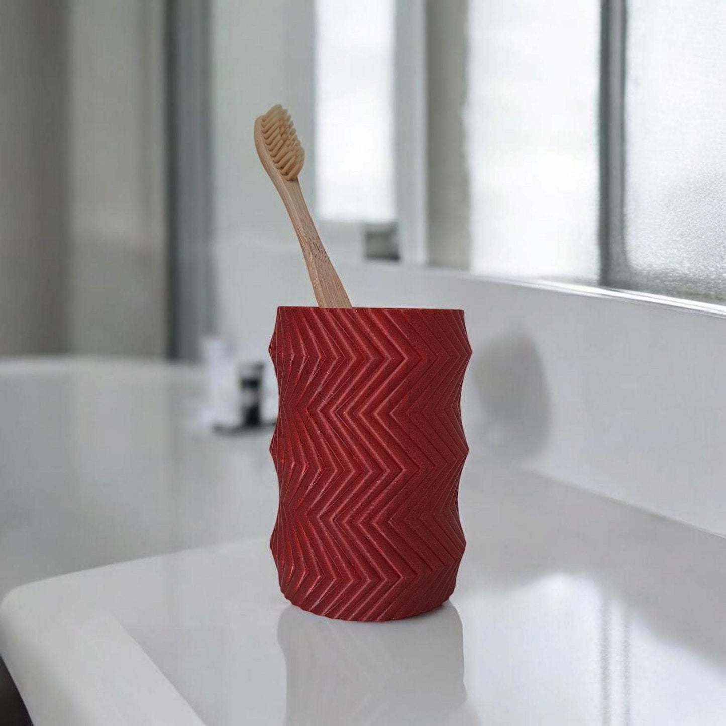 Ribbed Toothbrush or Pencil Holder