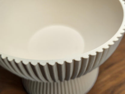 3D Printed Ribbed Vintage Bowl – Custom Colour Options