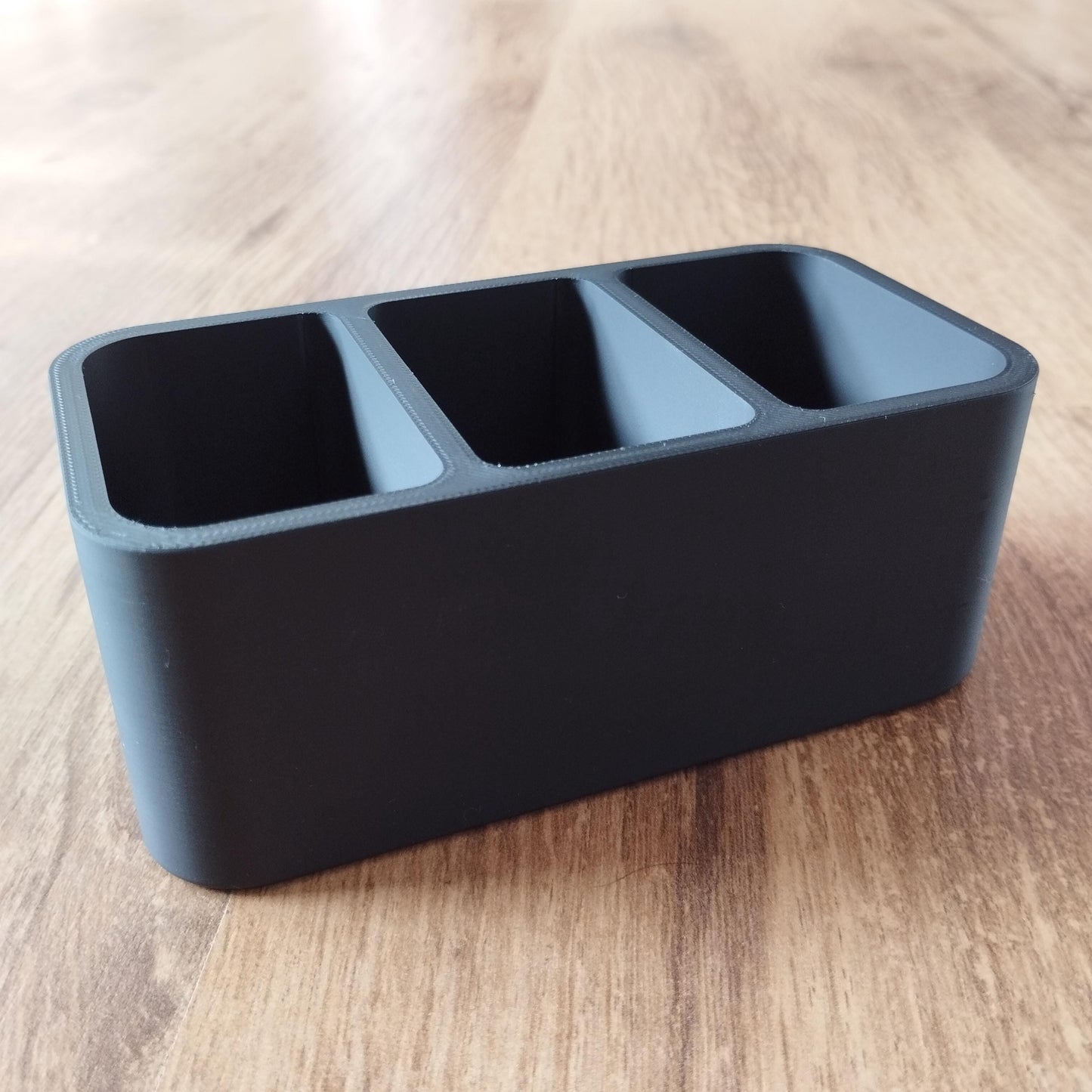 3D Printed Remote Caddy – 3 Section TV Organiser
