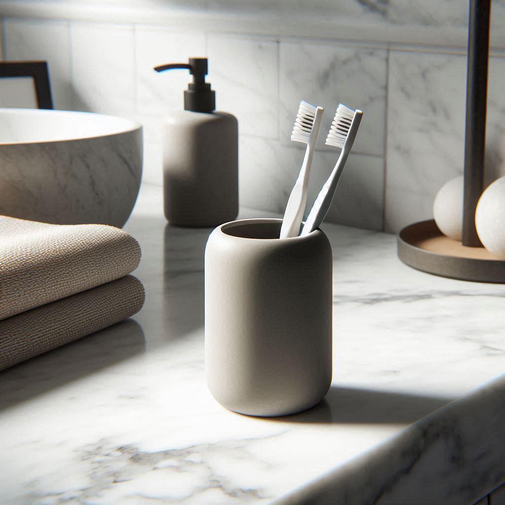 Smooth Rounded Toothbrush Holder
