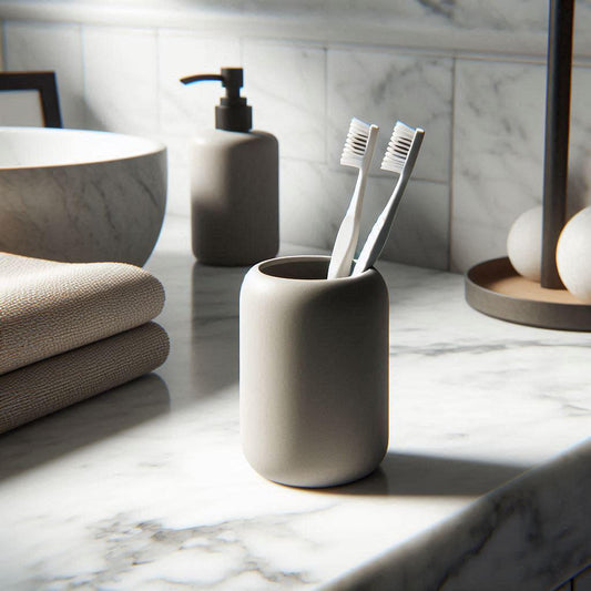 Smooth Rounded Toothbrush Holder