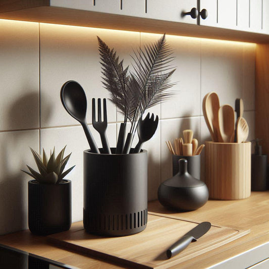3D Printed Modern Kitchen Utensil Holder – Stylish Organiser