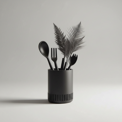 3D Printed Modern Kitchen Utensil Holder – Stylish Organiser