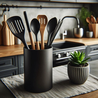 3D Printed Kitchen Utensil Holder – Simple Round Design