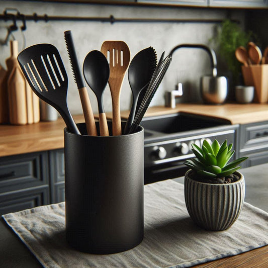 3D Printed Kitchen Utensil Holder – Simple Round Design