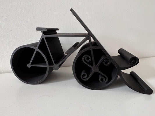 3D Printed Classic Bicycle Phone Stand – Retro Desk Phone Holder