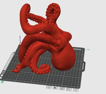 3D Printed Octopus Wine Holder – Unique Nautical Bottle Stand, Custom Colour Options