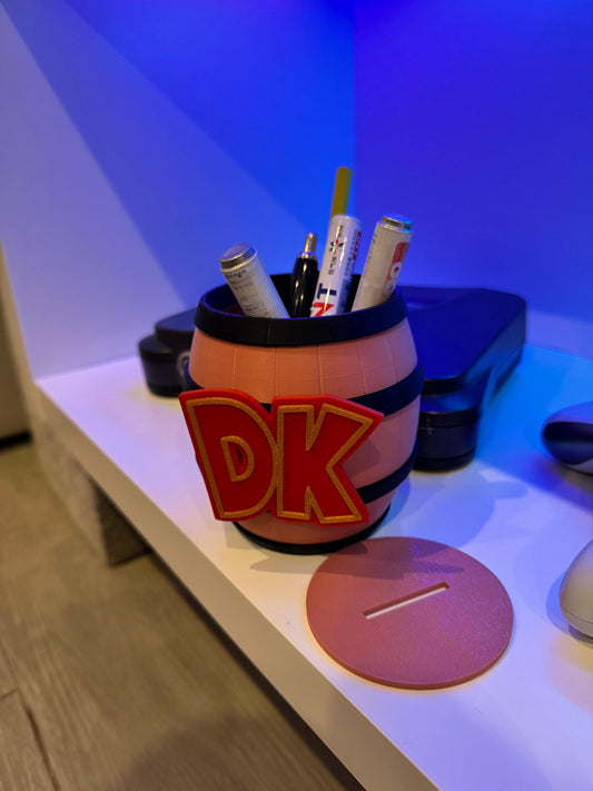 Donkey Kong DK Barrel Pen Holder