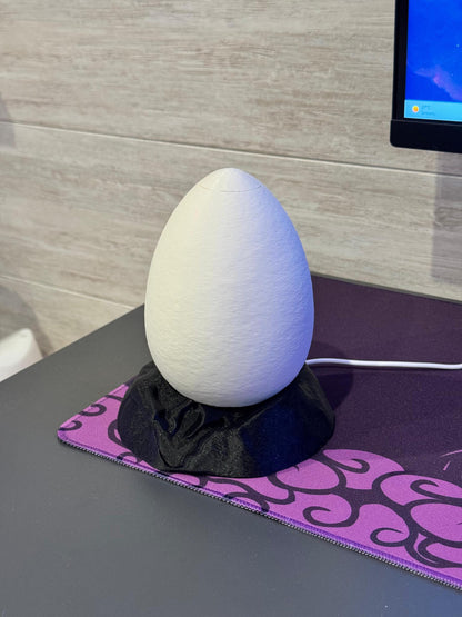 3D Printed Jurassic Dinosaur Egg Lamp – Night Light UK