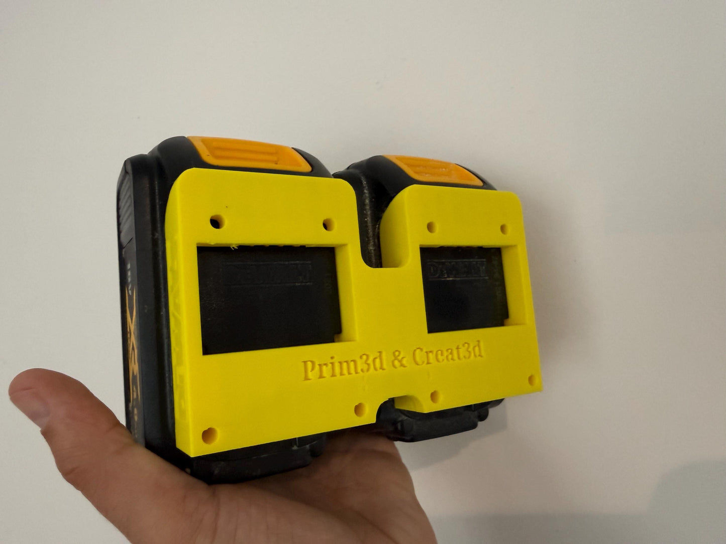 3D Printed DeWalt Compatible Battery Holder