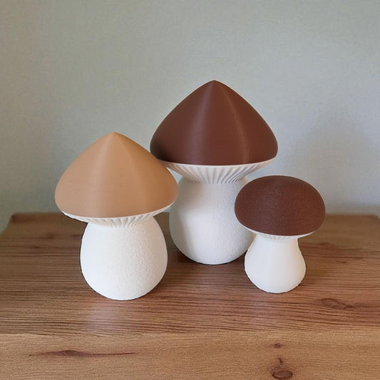 3D Printed Mushroom Ornament