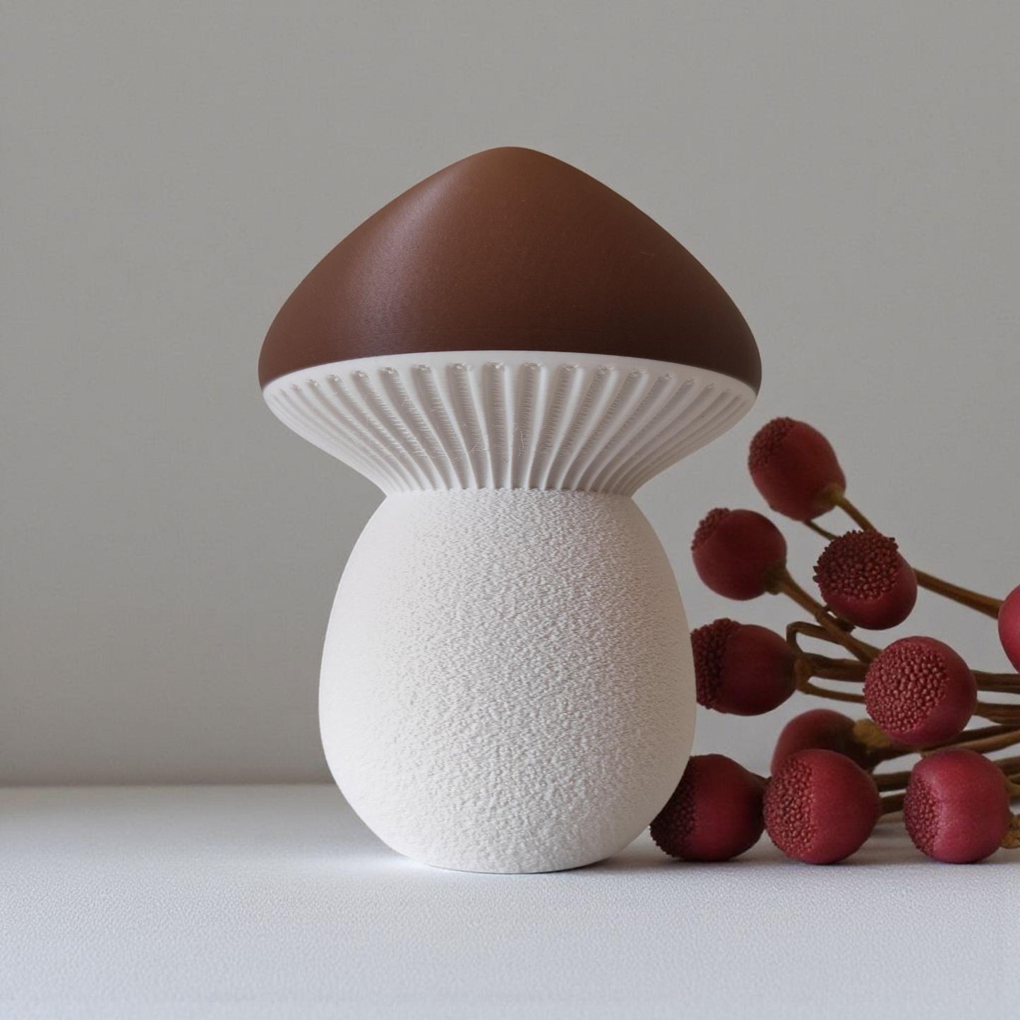 3D Printed Mushroom Ornament