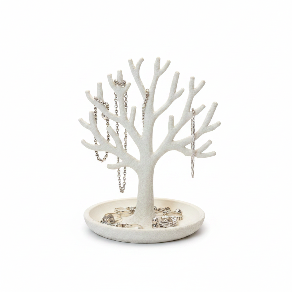 3D Printed Elegant Jewellery Tree Stand – Earring & Ring Organiser