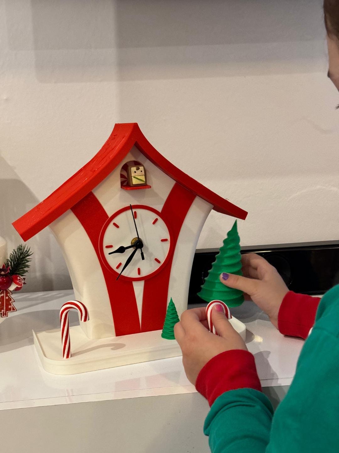 3D Printed Christmas Cuckoo Clock
