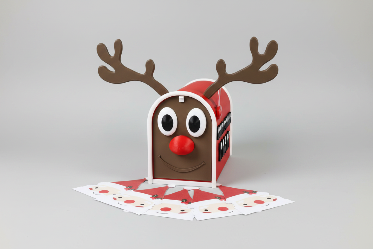 Rudolph Christmas Mailbox