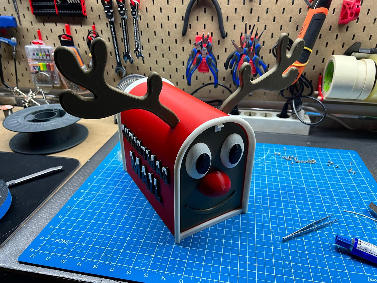 Rudolph Christmas Mailbox