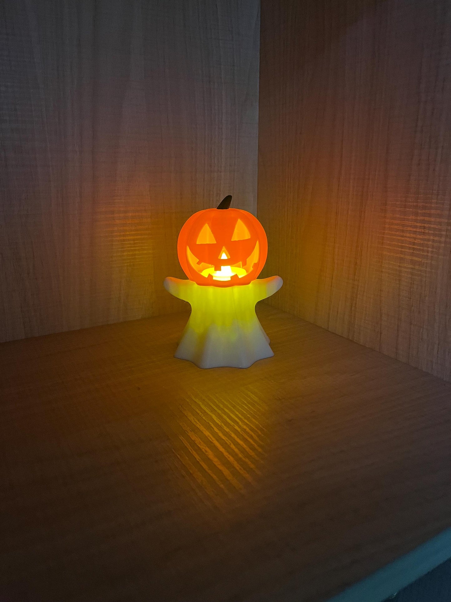 Halloween Pumpkin Tealight Holder