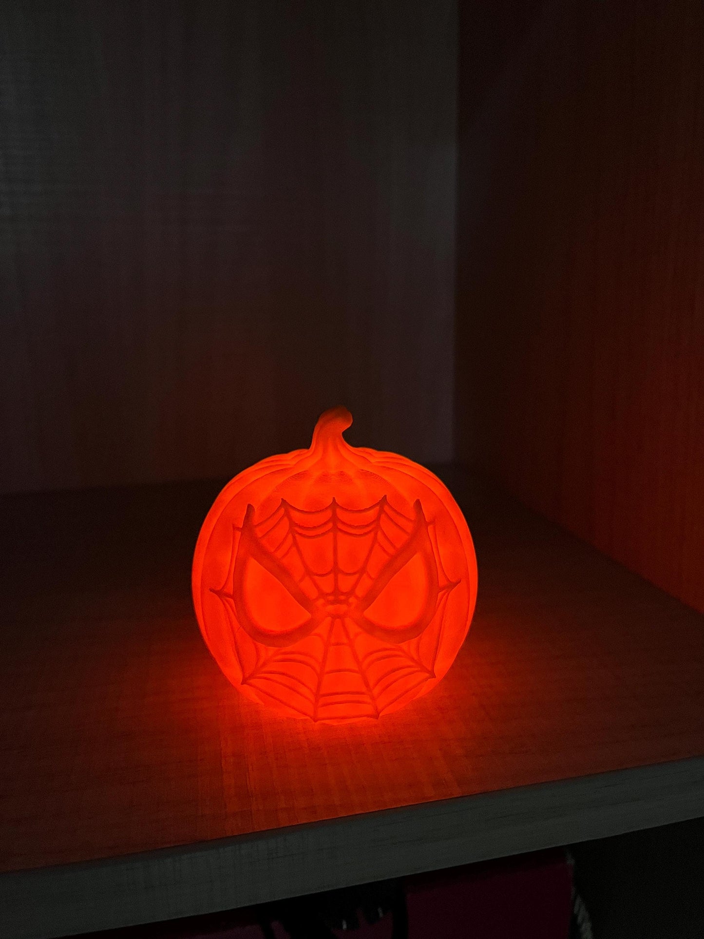 Spider-Man Pumpkin Tealight Holder