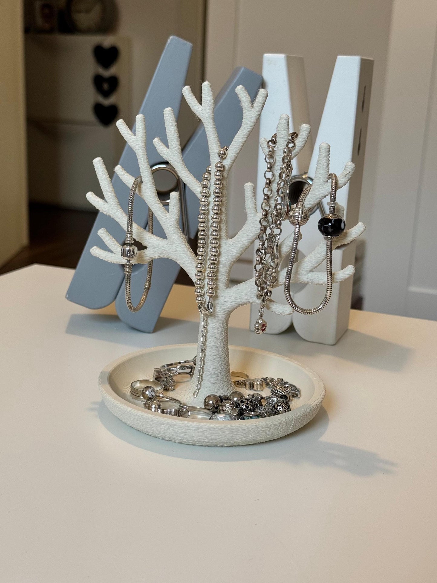 3D Printed Elegant Jewellery Tree Stand – Earring & Ring Organiser